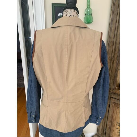 Ralph Lauren Reversible Field Hunting/Skeet Barn Vest Tan Black - Picture 11 of 16